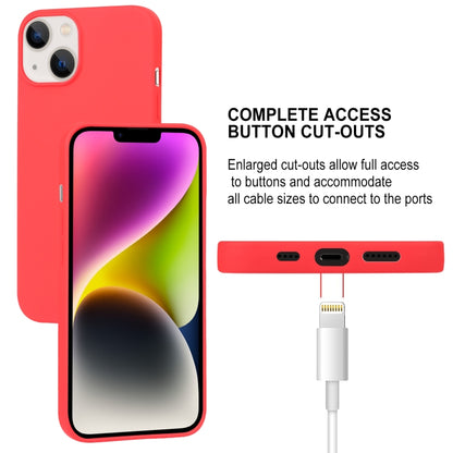 For iPhone 15 GOOSPERY SOFT FEELING Liquid TPU Soft Phone Case(Red) - iPhone 15 Cases by GOOSPERY | Online Shopping UK | buy2fix