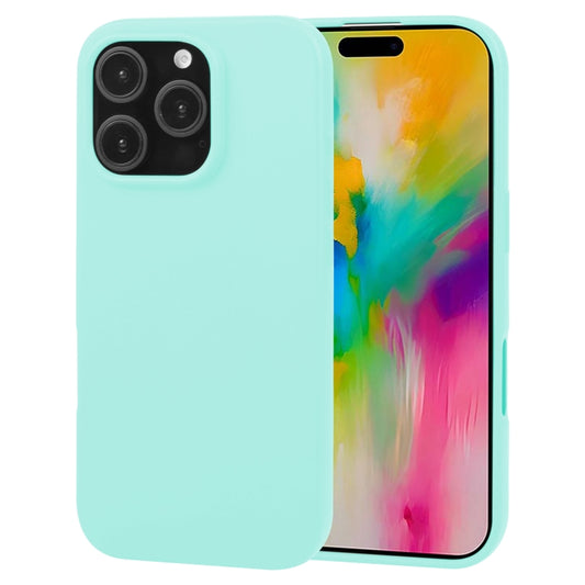 For iPhone 16 Pro Max GOOSPERY SOFT FEELING Liquid TPU Soft Phone Case(Mint Green) by GOOSPERY