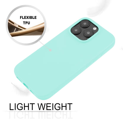 For iPhone 16 Pro Max GOOSPERY SOFT FEELING Liquid TPU Soft Phone Case(Mint Green) by GOOSPERY