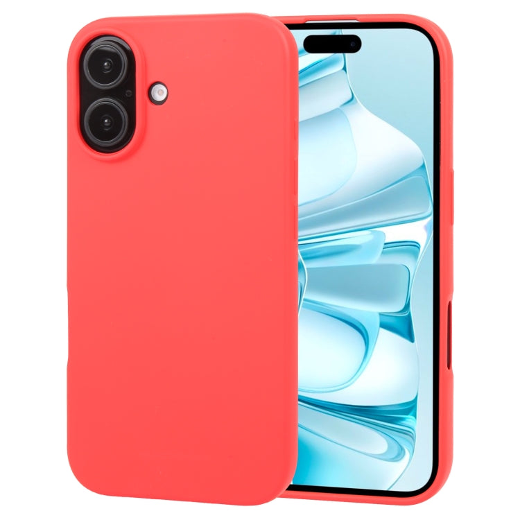 For iPhone 16 Plus GOOSPERY SOFT FEELING Liquid TPU Soft Phone Case(Red) by GOOSPERY