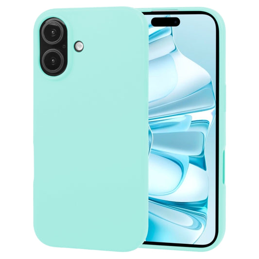For iPhone 16 Plus GOOSPERY SOFT FEELING Liquid TPU Soft Phone Case(Mint Green) by GOOSPERY