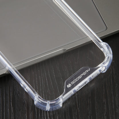 For iPhone 15 MERCURY GOOSPERY SUPER Four-Corner Shockproof TPU Phone Case(Transparent) - iPhone 15 Cases by GOOSPERY | Online Shopping UK | buy2fix