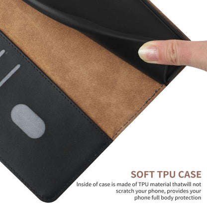 For Motorola Moto G Stylus 5G 2025 Genuine Leather Fingerprint-proof Horizontal Flip Phone Case(Black) - Motorola Cases by buy2fix | Online Shopping UK | buy2fix