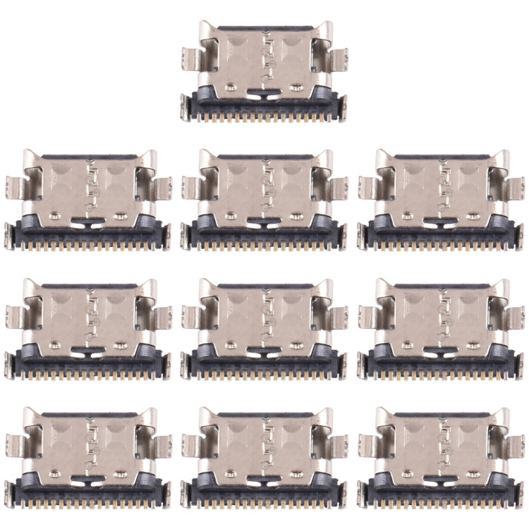 For Samsung Galaxy M12 SM-M127F 10 PCS Charging Port Connector - Tail Connector by buy2fix | Online Shopping UK | buy2fix