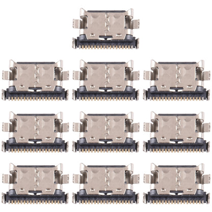 For Samsung Galaxy M12 SM-M127F 10 PCS Charging Port Connector - Tail Connector by buy2fix | Online Shopping UK | buy2fix