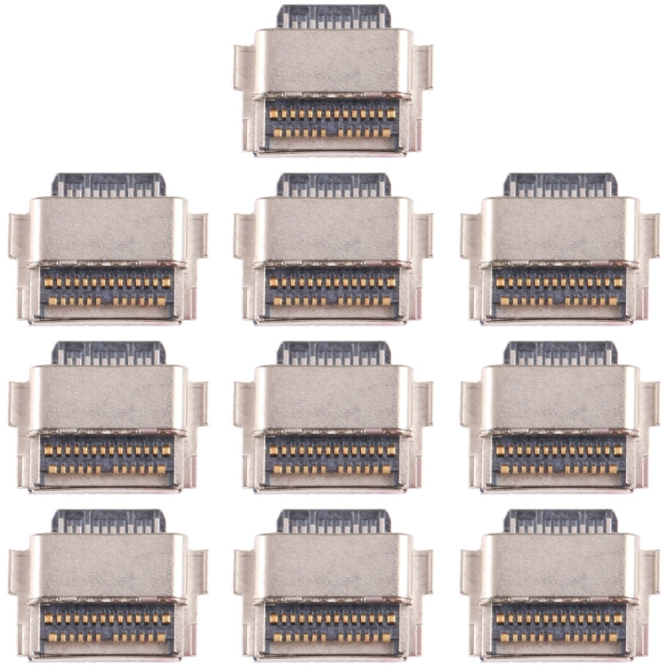 For Samsung Galaxy Tab S7 FE SM-T730 10 PCS Charging Port Connector - Tail Connector by buy2fix | Online Shopping UK | buy2fix
