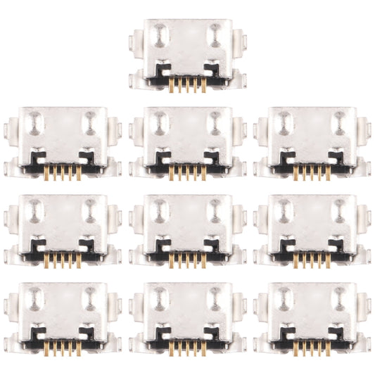 For Samsung Galaxy A12 Nacho SM-A127 10 PCS Charging Port Connector - Tail Connector by buy2fix | Online Shopping UK | buy2fix