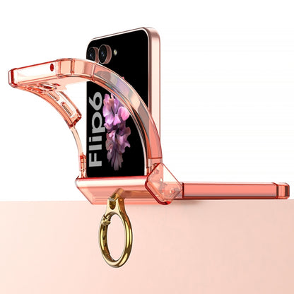For Samsung Galaxy Z Flip6 / Flip7 FE GKK MagSafe Airbag Hinge Shockproof Phone Case with Ring Holder(Green) - Galaxy Z Flip6 5G Cases by GKK | Online Shopping UK | buy2fix