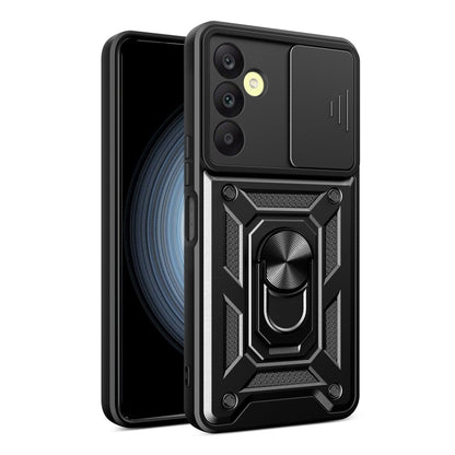 For Samsung Galaxy A25 5G Sliding Camera Cover Design TPU+PC Phone Case(Black) by buy2fix
