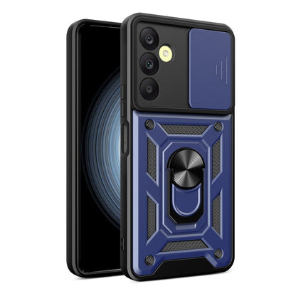 For Samsung Galaxy A25 5G Sliding Camera Cover Design TPU+PC Phone Case(Blue) by buy2fix