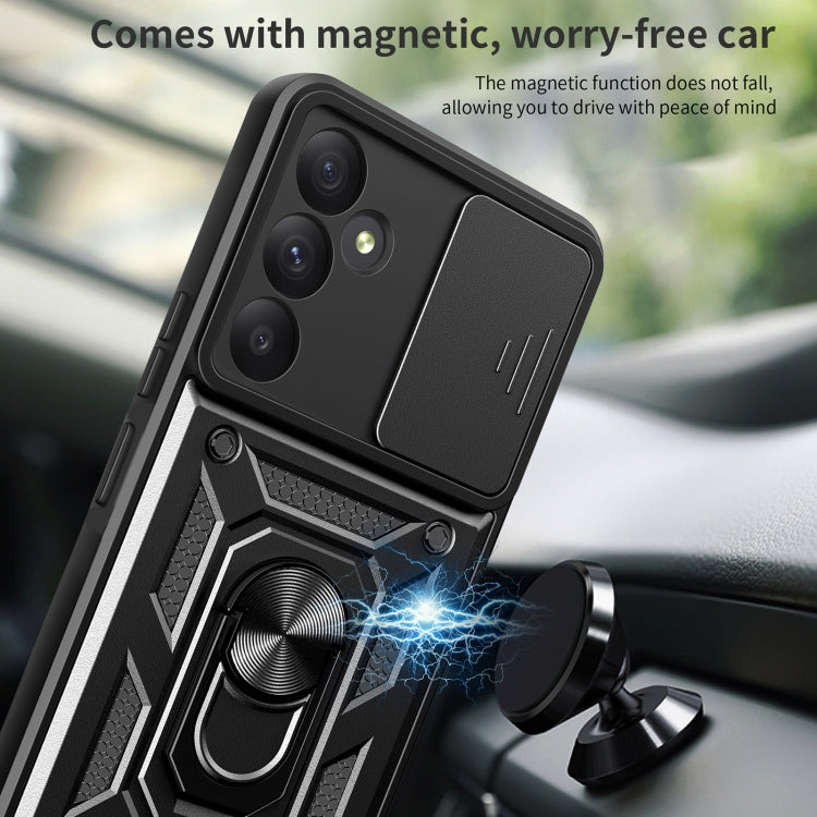 For Samsung Galaxy A35 5G Sliding Camera Cover Design TPU+PC Phone Case(Black) by buy2fix