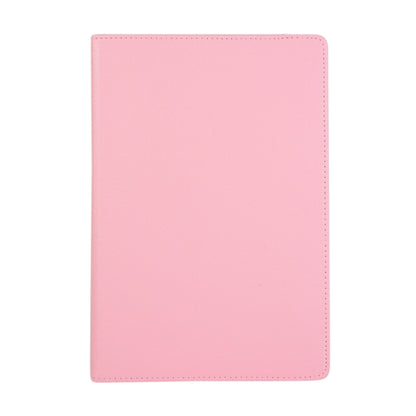For Samsung Galaxy Tab S9+ / Tab S10+ Litchi Texture 360 Degrees Rotation Holder Leather Tablet Case(Pink) - Galaxy Tab S9+ Cases by buy2fix | Online Shopping UK | buy2fix