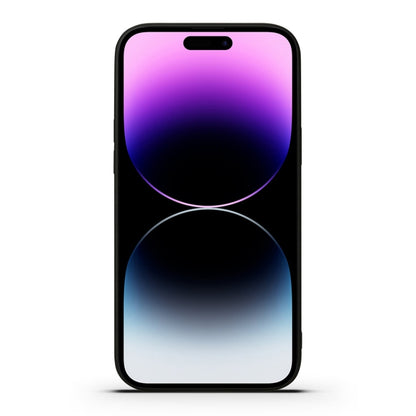 For iPhone 15 Pro Max Denior PU Dual Card Slot Back Cover Phone Case(Blue) by Denior