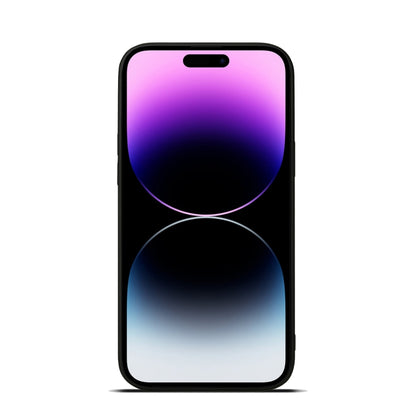 For iPhone 15 Pro Max Denior PU Single Card Slot Holder Phone Case(Brown) by Denior