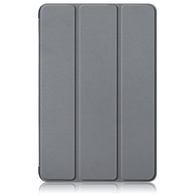 For Samsung Galaxy Tab A9 Plus 3-folding Leather Smart Tablet Case(Grey) - Galaxy Tab A9 by buy2fix | Online Shopping UK | buy2fix