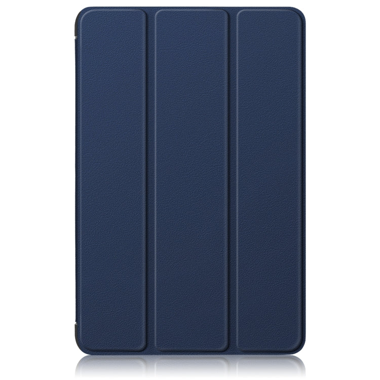 For Samsung Galaxy Tab A9 Plus 3-folding Leather Smart Tablet Case(Dark Blue) - Galaxy Tab A9 by buy2fix | Online Shopping UK | buy2fix