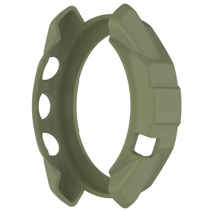 For Garmin Approach S70 47mm Armor Hollow Watch Protective Case(Green) - Watch Cases by buy2fix | Online Shopping UK | buy2fix