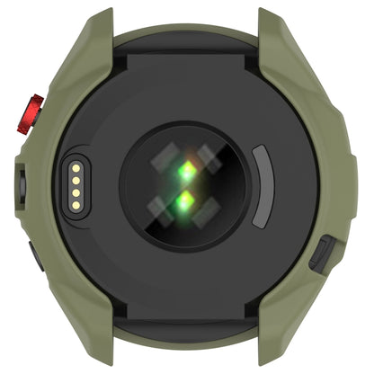 For Garmin Approach S70 47mm Armor Hollow Watch Protective Case(Green) - Watch Cases by buy2fix | Online Shopping UK | buy2fix