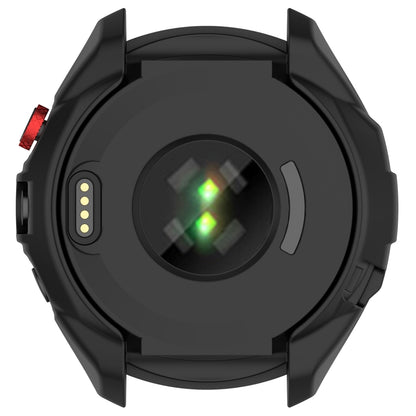 For Garmin Approach S70 47mm Armor Hollow Watch Protective Case(Black) - Watch Cases by buy2fix | Online Shopping UK | buy2fix