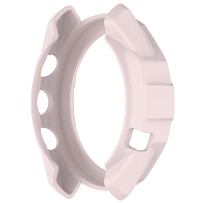 For Garmin Approach S70 47mm Armor Hollow Watch Protective Case(Light Pink) - Watch Cases by buy2fix | Online Shopping UK | buy2fix