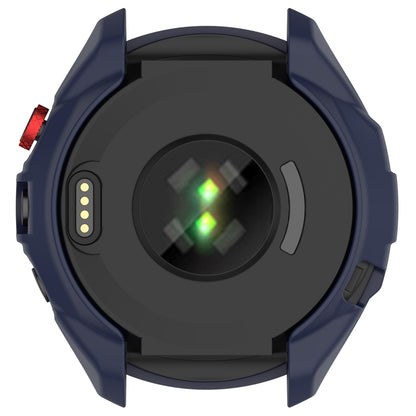 For Garmin Approach S70 47mm Armor Hollow Watch Protective Case(Midnight Blue) - Watch Cases by buy2fix | Online Shopping UK | buy2fix