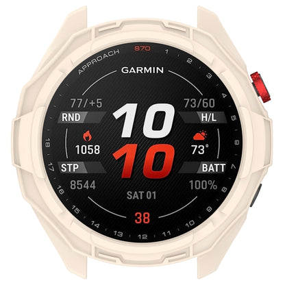 For Garmin Approach S70 47mm Armor Hollow Watch Protective Case(Starlight Color) - Watch Cases by buy2fix | Online Shopping UK | buy2fix