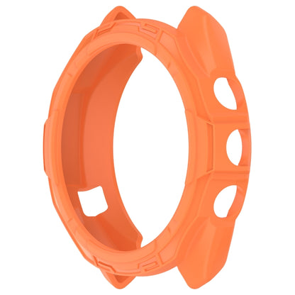 For Garmin Approach S70 42mm Armor Hollow Watch Protective Case(Orange) - Watch Cases by buy2fix | Online Shopping UK | buy2fix