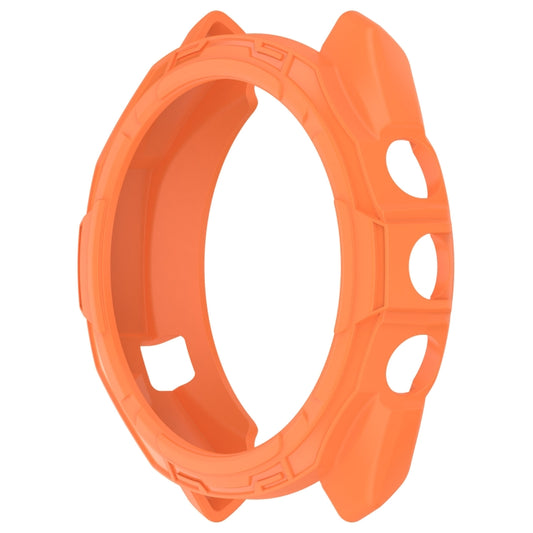 For Garmin Approach S70 42mm Armor Hollow Watch Protective Case(Orange) - Watch Cases by buy2fix | Online Shopping UK | buy2fix