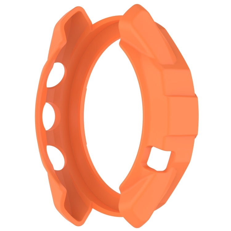 For Garmin Approach S70 42mm Armor Hollow Watch Protective Case(Orange) - Watch Cases by buy2fix | Online Shopping UK | buy2fix