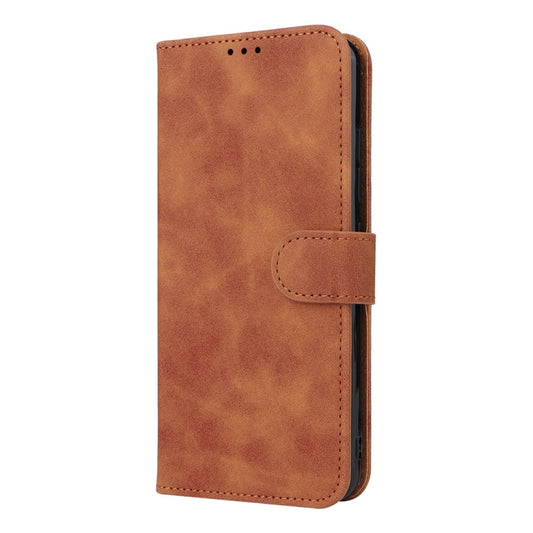 For Doogee X98 / X98 Pro Skin Feel Magnetic Flip Leather Phone Case(Brown) - More Brand by buy2fix | Online Shopping UK | buy2fix