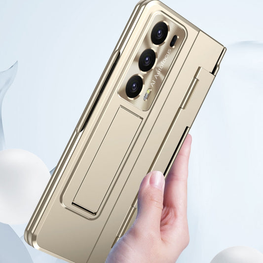 For Honor Magic V2 Integrated Folding Phone Case with Hinge(Champagne Gold) - Honor Cases by buy2fix | Online Shopping UK | buy2fix