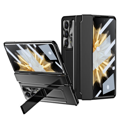For Honor Magic V2 Integrated Folding Phone Case with Hinge(Black) - Honor Cases by buy2fix | Online Shopping UK | buy2fix
