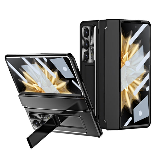 For Honor Magic V2 Integrated Folding Phone Case with Hinge(Black) - Honor Cases by buy2fix | Online Shopping UK | buy2fix