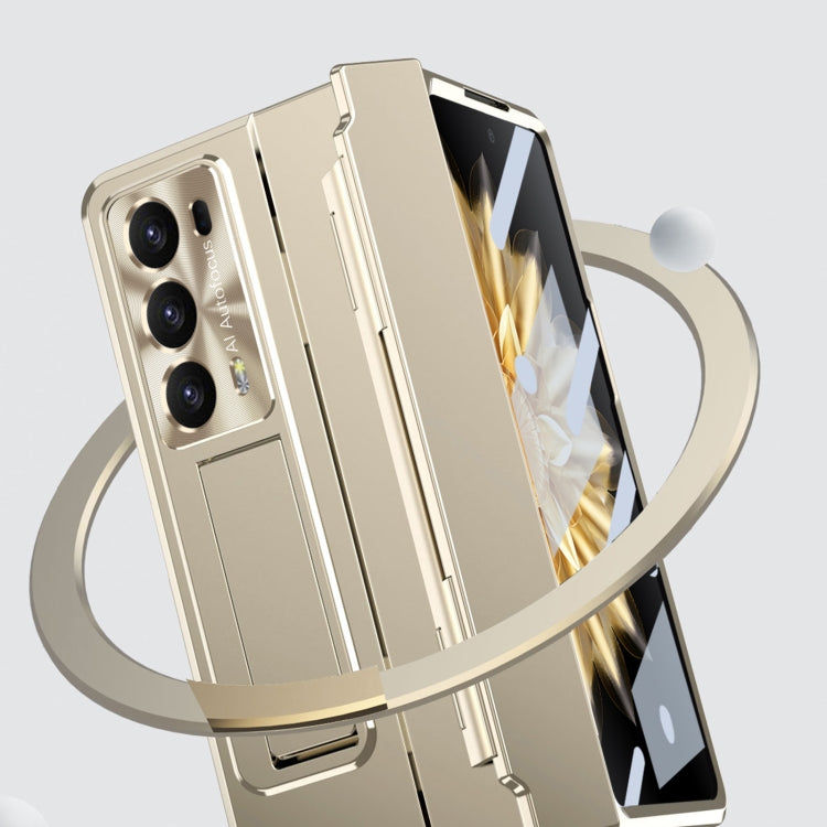 For Honor Magic V2 Integrated Folding Phone Case with Hinge(Black) - Honor Cases by buy2fix | Online Shopping UK | buy2fix