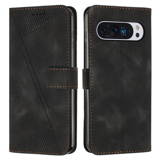 For Google Pixel 10 / 10 Pro Dream Triangle Leather Phone Case with Lanyard(Black) - Google Cases by buy2fix | Online Shopping UK | buy2fix