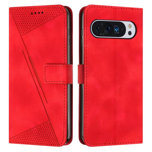 For Google Pixel 10 Pro XL Dream Triangle Leather Phone Case with Lanyard(Red) - Google Cases by buy2fix | Online Shopping UK | buy2fix