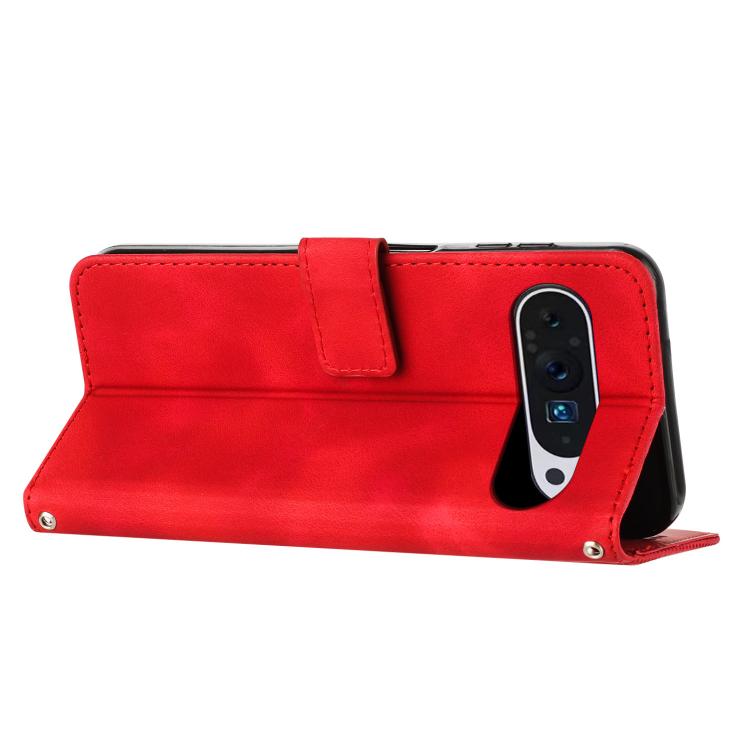 For Google Pixel 10 Pro XL Dream Triangle Leather Phone Case with Lanyard(Red) - Google Cases by buy2fix | Online Shopping UK | buy2fix