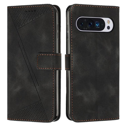 For Google Pixel 10 Pro XL Dream Triangle Leather Phone Case with Lanyard(Black) - Google Cases by buy2fix | Online Shopping UK | buy2fix