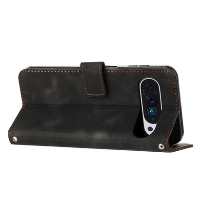 For Google Pixel 10 Pro XL Dream Triangle Leather Phone Case with Lanyard(Black) - Google Cases by buy2fix | Online Shopping UK | buy2fix