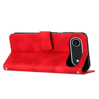 For iPhone Air Dream Triangle Leather Phone Case with Lanyard(Red) - iPhone Air Cases by buy2fix | Online Shopping UK | buy2fix