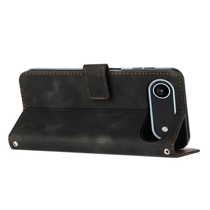 For iPhone Air Dream Triangle Leather Phone Case with Lanyard(Black) - iPhone Air Cases by buy2fix | Online Shopping UK | buy2fix