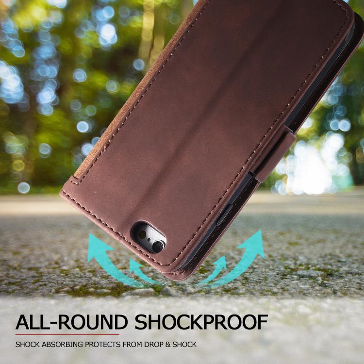 For iPhone 16e Retro Splicing Horizontal Flip Leather Phone Case(Brown) - iPhone 16e Cases by buy2fix | Online Shopping UK | buy2fix