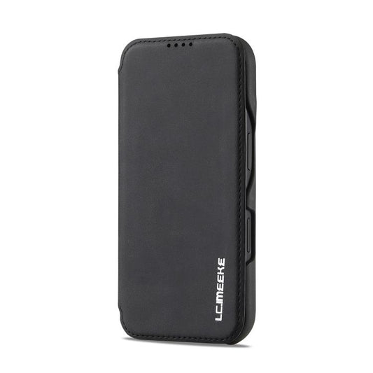 For iPhone 17 LC.IMEEKE Hon Ancient Series Flip Leather Phone Case(Black) - iPhone 17 Cases by LC.IMEEKE | Online Shopping UK | buy2fix