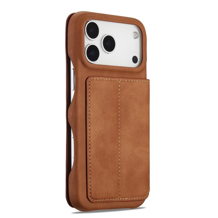 For iPhone 17 Pro Max LC.IMEEKE Hon Ancient Series Flip Leather Phone Case(Brown) - iPhone 17 Pro Max Cases by LC.IMEEKE | Online Shopping UK | buy2fix