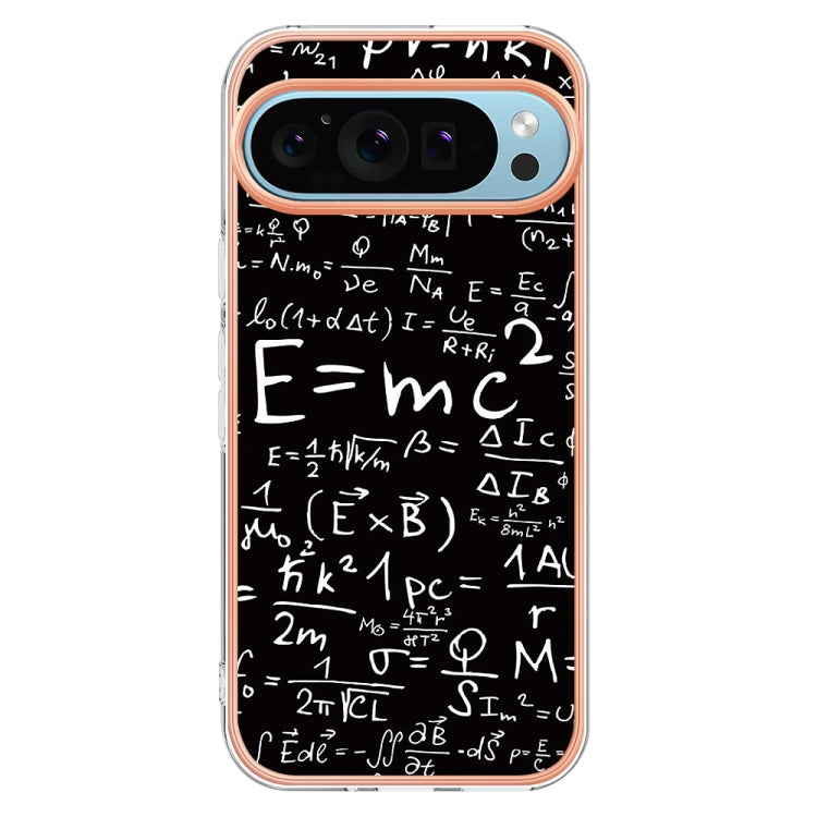 For Google Pixel 9 Pro XL Electroplating Dual-side IMD Phone Case(Equation) by buy2fix