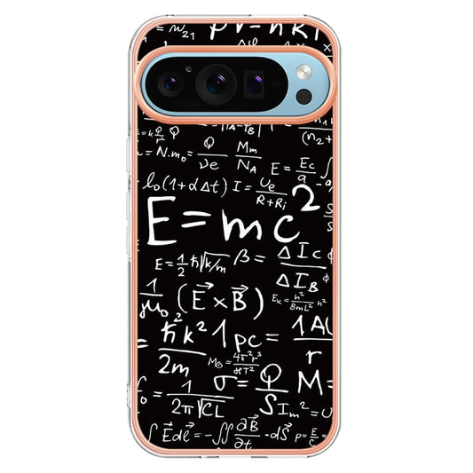 For Google Pixel 9 Pro XL Electroplating Dual-side IMD Phone Case(Equation) by buy2fix