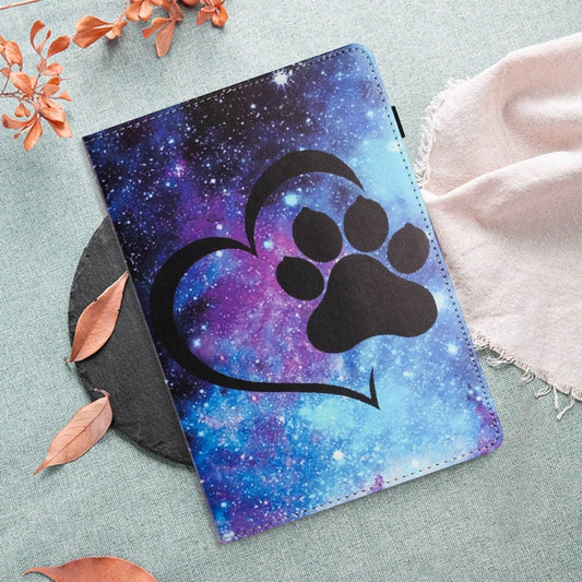 For iPad Pro 11 2025 / 2024 Sewing Litchi Texture Smart Leather Tablet Case(Footprint) by buy2fix