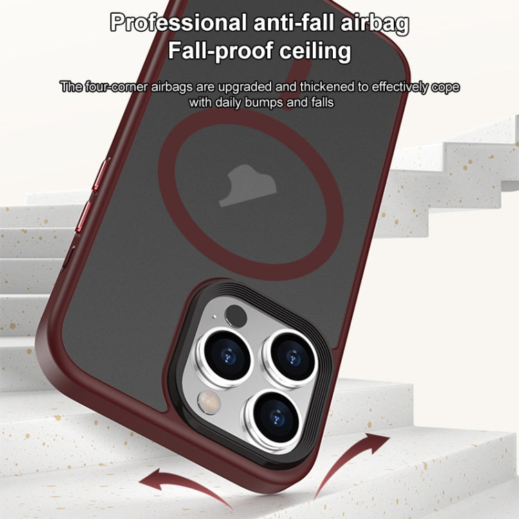 For iPhone 12 Pro Max Brilliant Series MagSafe Micro-frosted Anti-fingerprint PC Phone Case(Green) by buy2fix