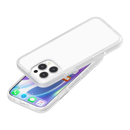 For iPhone 16 Pro Max Rubber Oil Surface Solid Color Phone Case(White) by buy2fix