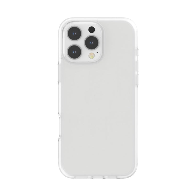 For iPhone 16 Pro Rubber Oil Surface Solid Color Phone Case(White) by buy2fix